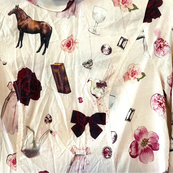 Samantha Pleet passion mini dress in collage print - Picture 9 of 12